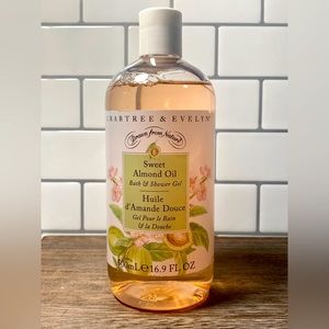 NEW Crabtree & Evelyn 1 Bath & Shower Gel 16.9 FL OZ SWEET ALMOND OIL